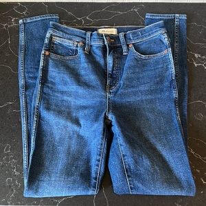 Perfect condition Madewell Jeans. 10” high rise jeans. Size 27 tall